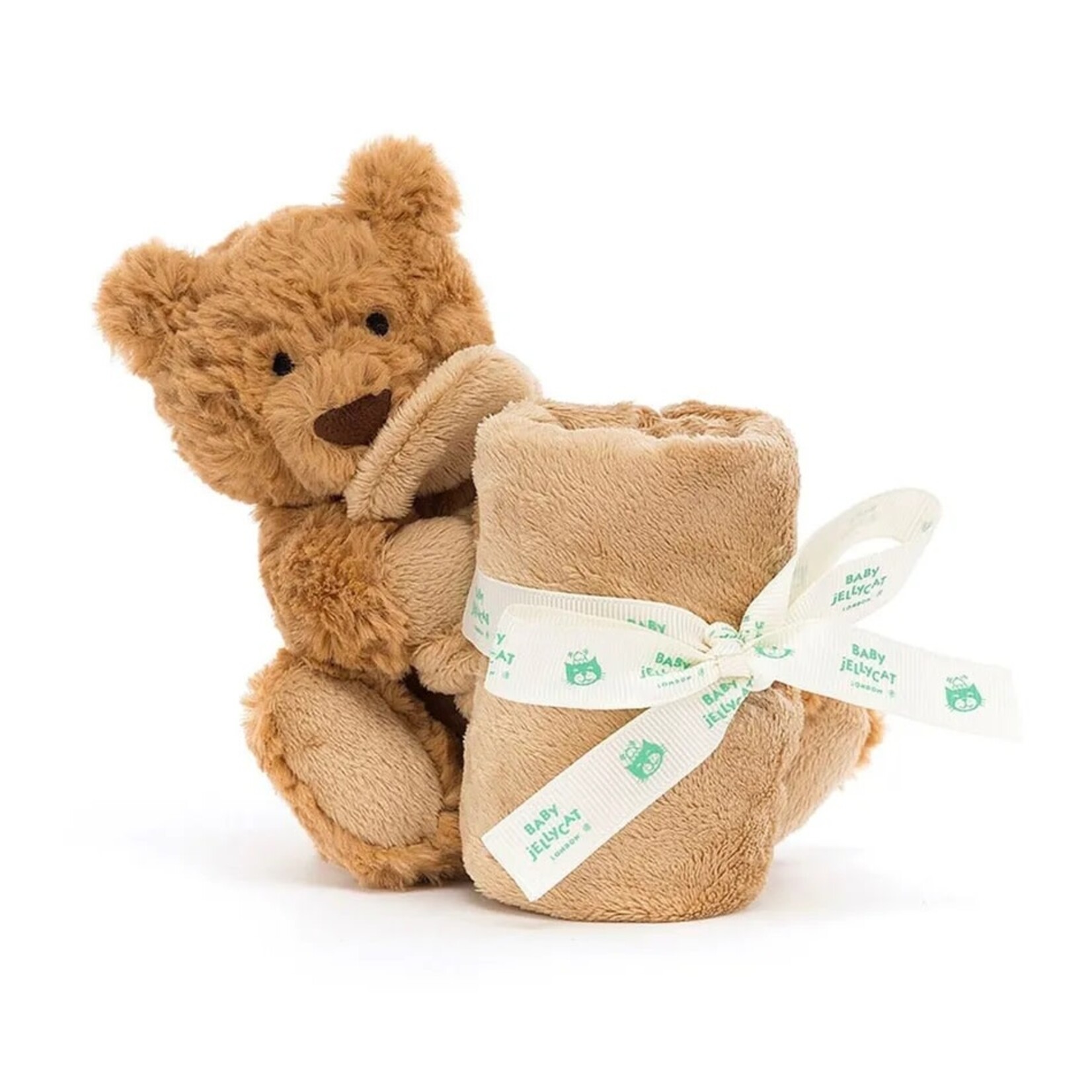 Jellycat JELLYCAT - Ours brun en peluche avec sa doudou 'Bartholomew Bear Soother'