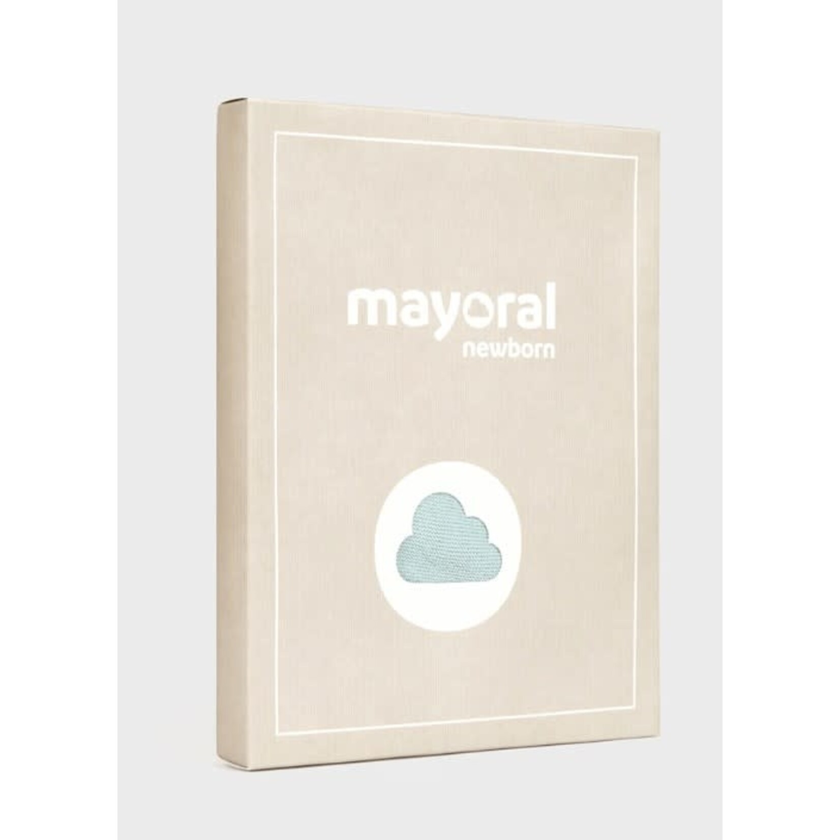 Mayoral MAYORAL - 2-Piece baby gift set - Sweater and pants in white and mint green