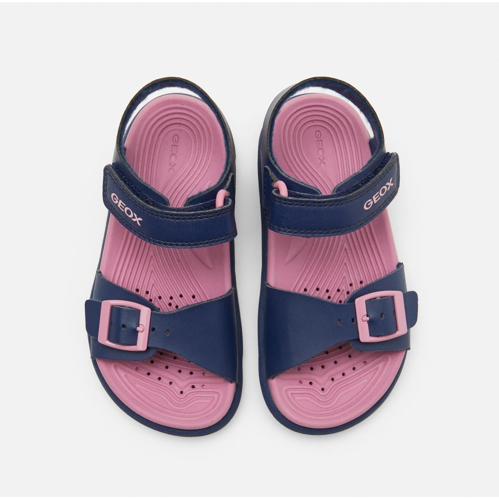 Geox GEOX - Open Toe Sandals 'J Sandal Fusbetto - Navy/Fuchsia'