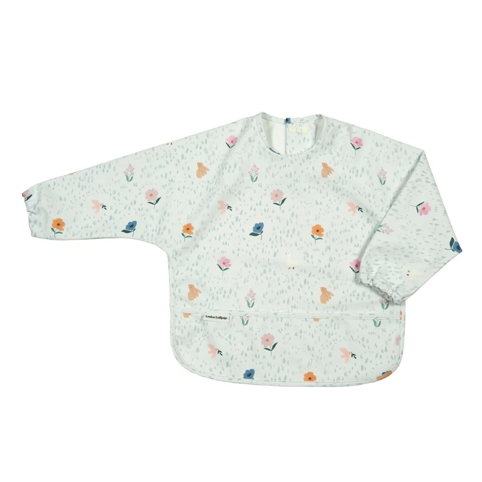 Loulou Lollipop LOULOU LOLLIPOP - Waterproof longsleeve bib 'Country Floral'
