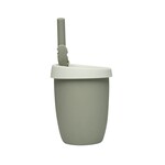 Loulou Lollipop LOULOU LOLLIPOP - Ensemble gobelet et paille en silicone - Alligator