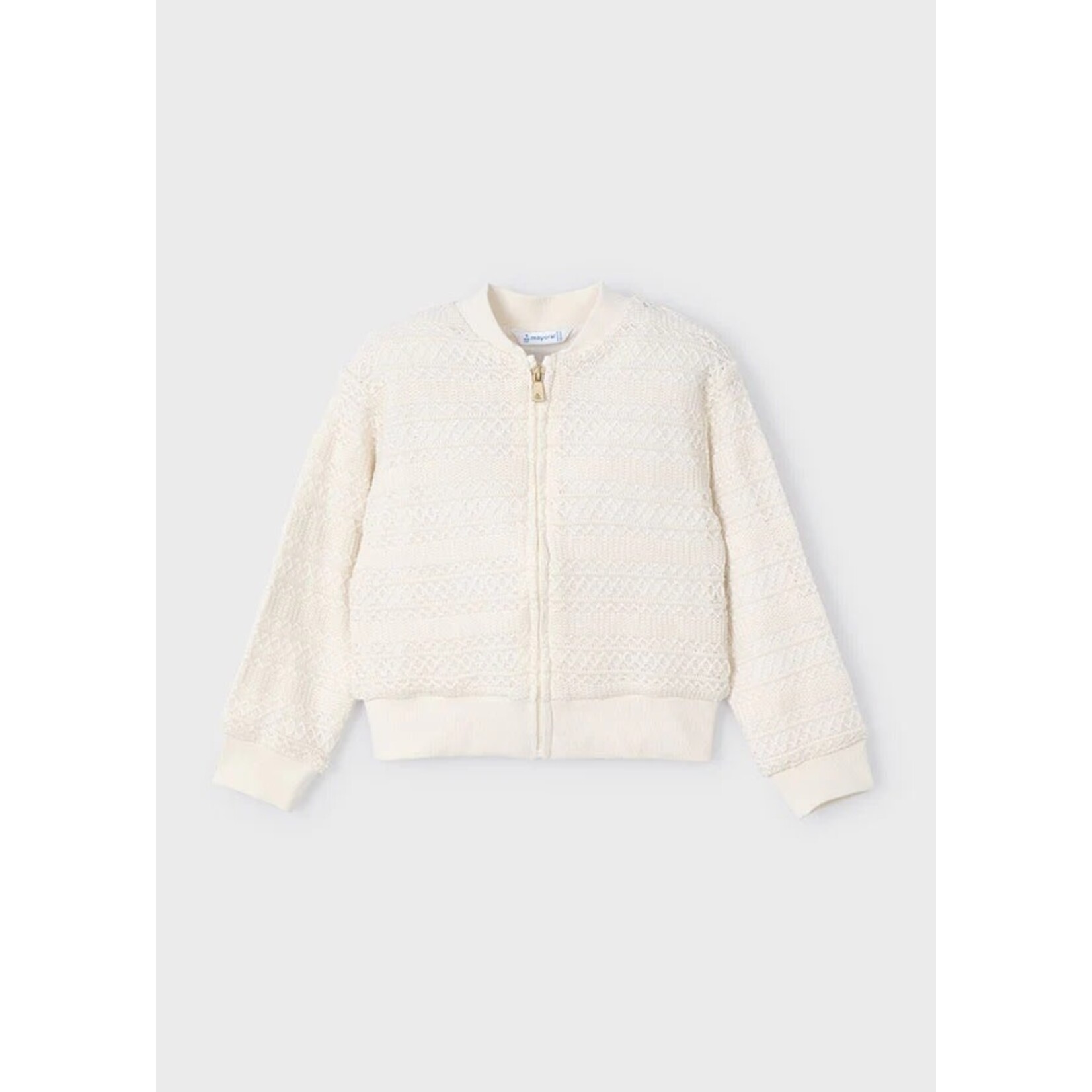 Mayoral MAYORAL - Zip-Up Crochet Jacket