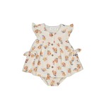 Mayoral MAYORAL - Button Dress with Bloomers