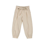 Mayoral MAYORAL - Soft sand-coloured pants with an elastic à the ankle