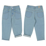 Mayoral MAYORAL - Jeans bleu pâle souple 'mom fit'