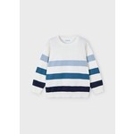 Mayoral MAYORAL - Chandail en tricot avec rayures de bleu dégradé