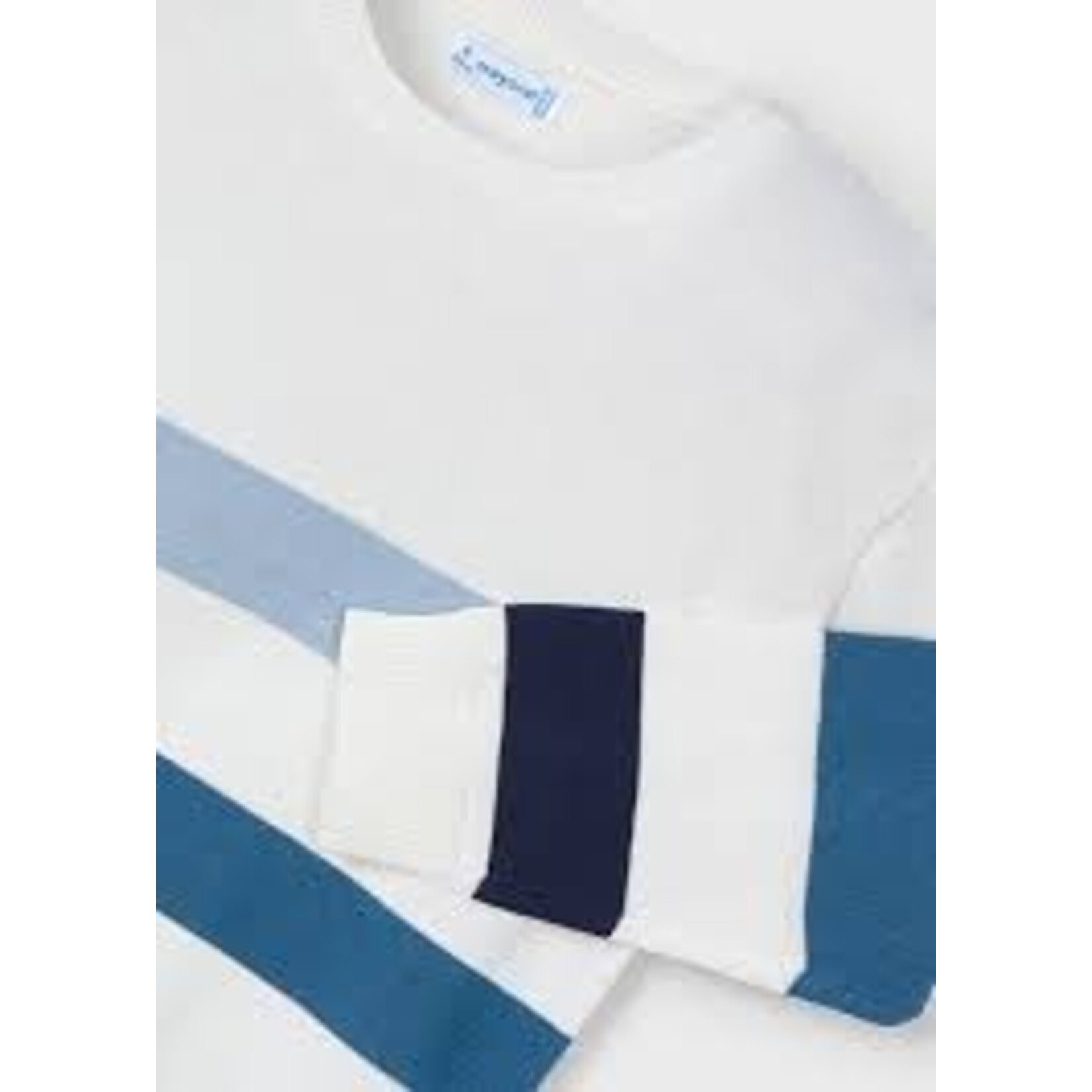 Mayoral MAYORAL - Chandail en tricot avec rayures de bleu dégradé