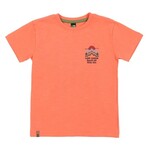 Nanö NANÖ - Orange T-shirt with Lake Louise nature print 'Destination plein air'