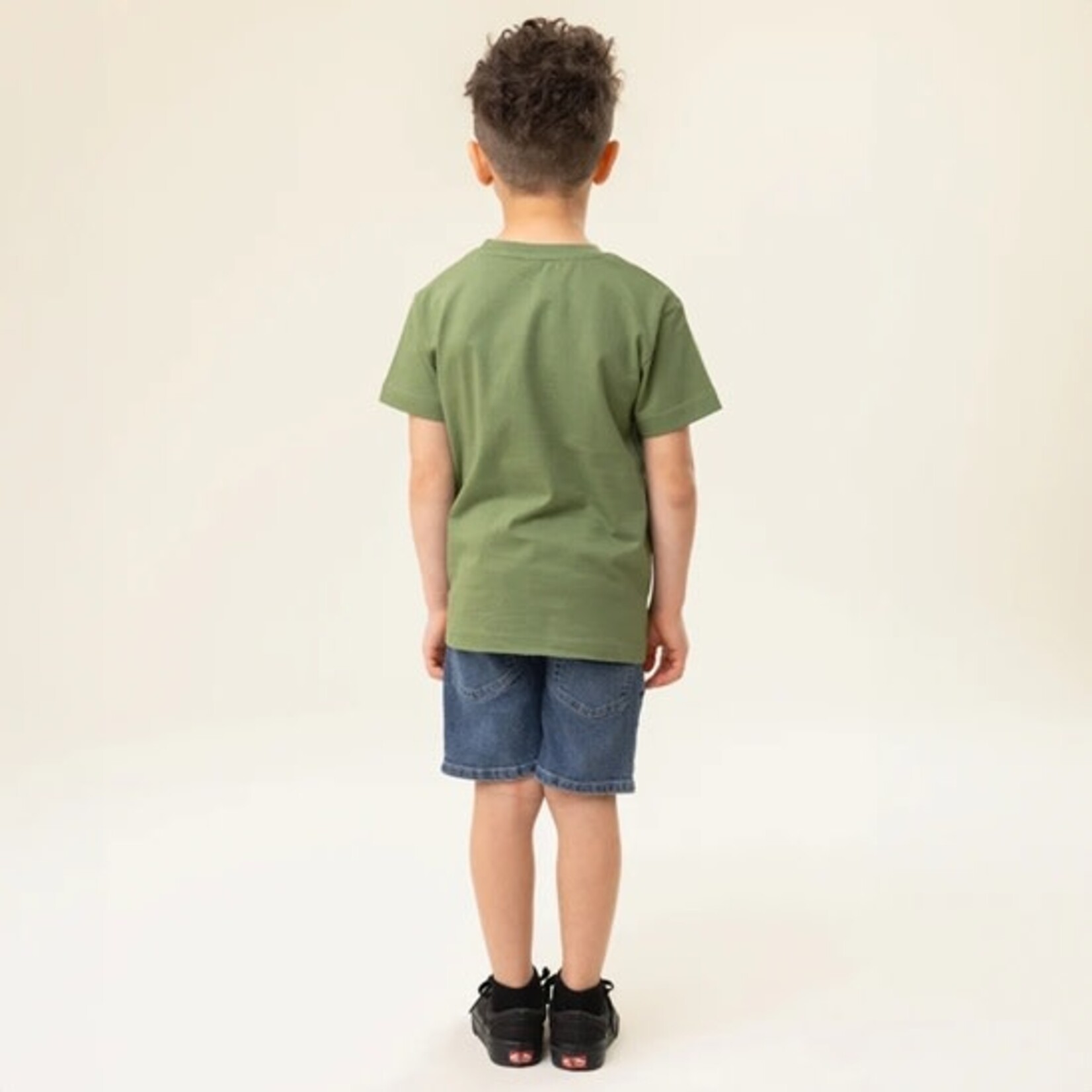 Nanö NANÖ - T-shirt vert foncé avec imprimé de promenade en kayak 'Destination plein air'