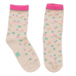Nanö NANÖ - Chaussettes beige avec motif de fleurs 'Petit pouce vert'