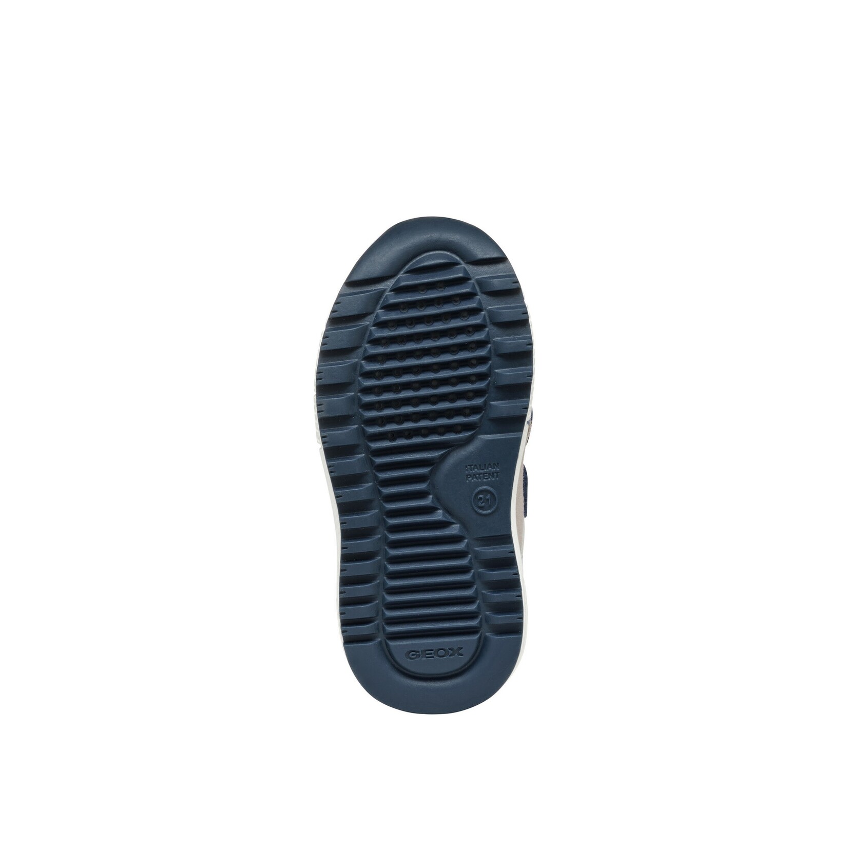 Geox GEOX - Chaussures de sport 'B. Alben B. A - Suede et Mesh - Jeans/Jaune'