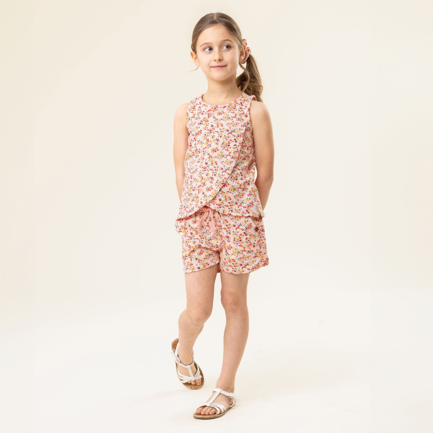 Nanö NANÖ - Floral tank top  'Douce coccinelle'