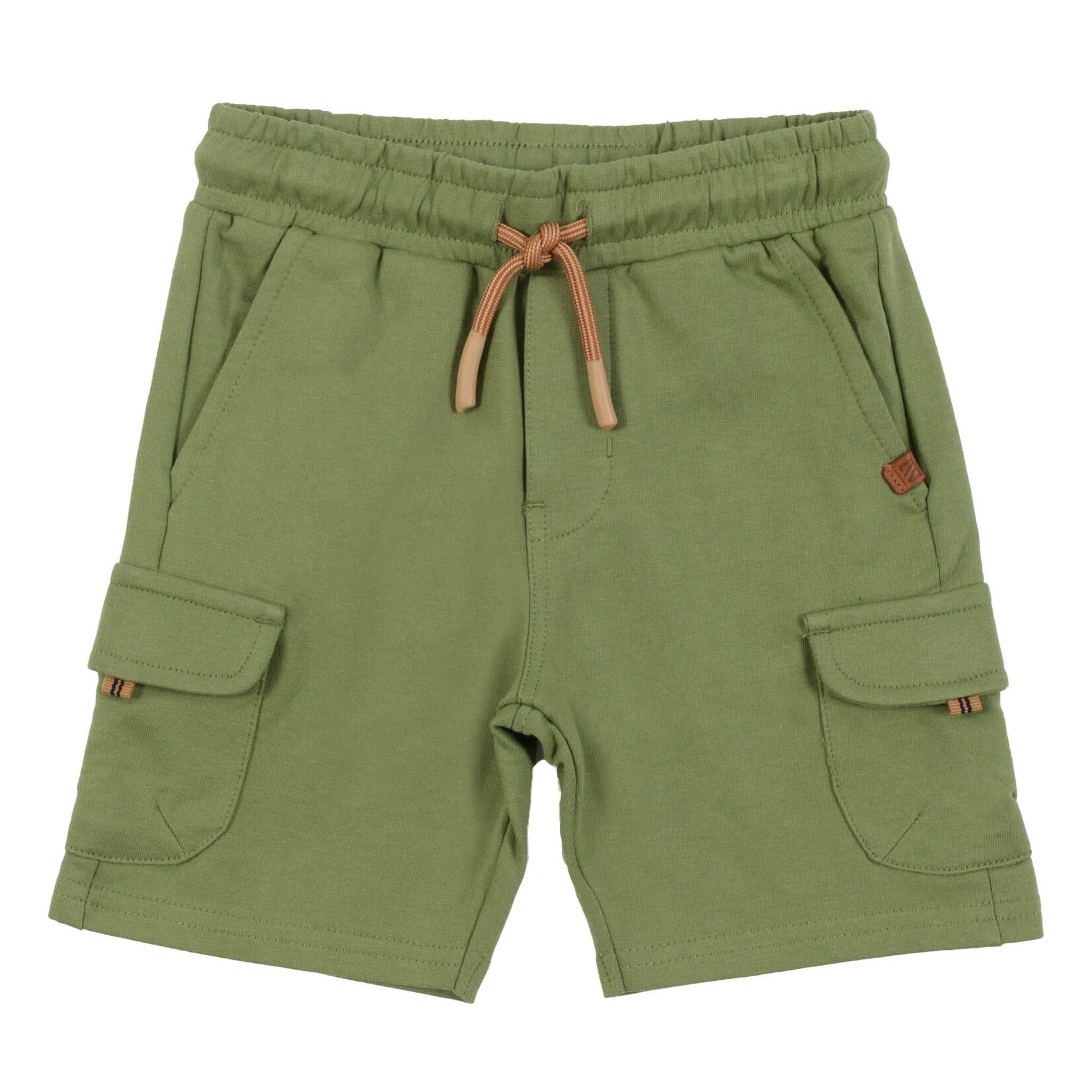 Nanö NANÖ - Short en coton souple vert foncé 'Destination plein air'