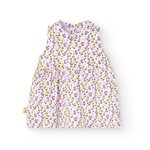 Boboli BOBOLI -Two-piece Set - White Dress and Bloomers with Flower Print