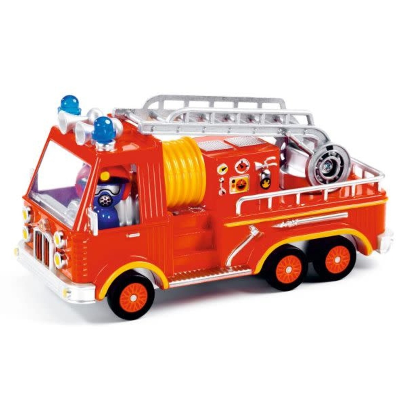 Djeco DJECO - Fire Truck 'Crazy Motors - Captain Fire'