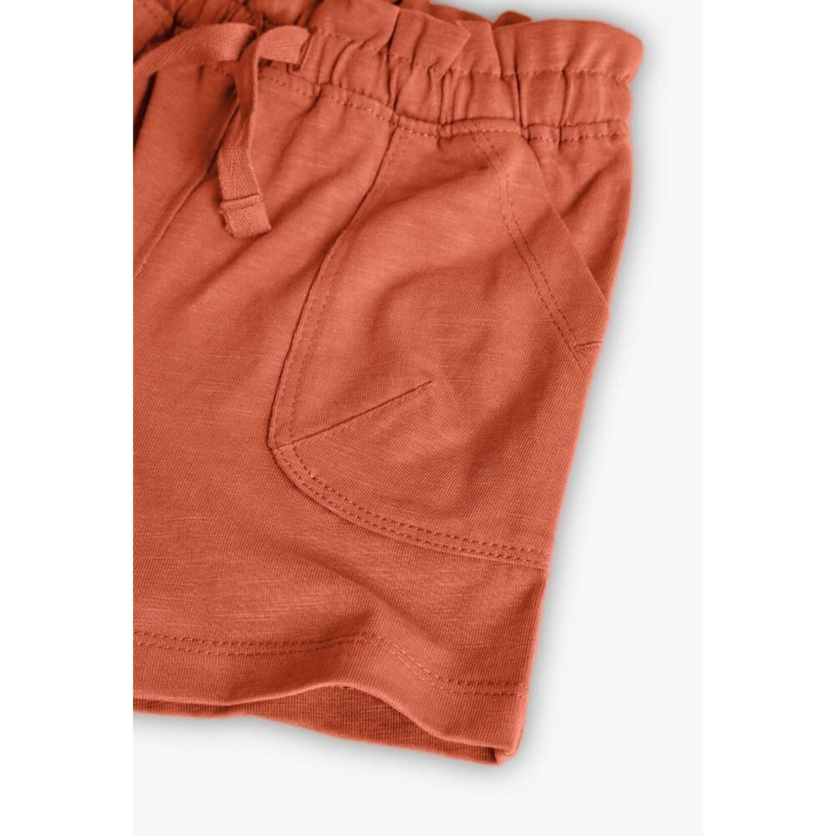 Boboli BOBOLI- Short en jersey de coton Terracota