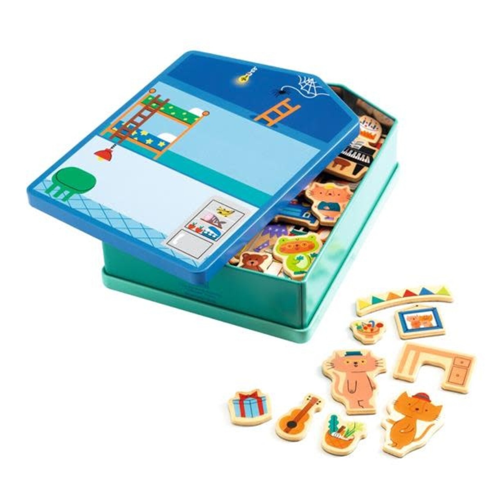 Djeco DJECO -  Magnetic Game 'InZeHouse'