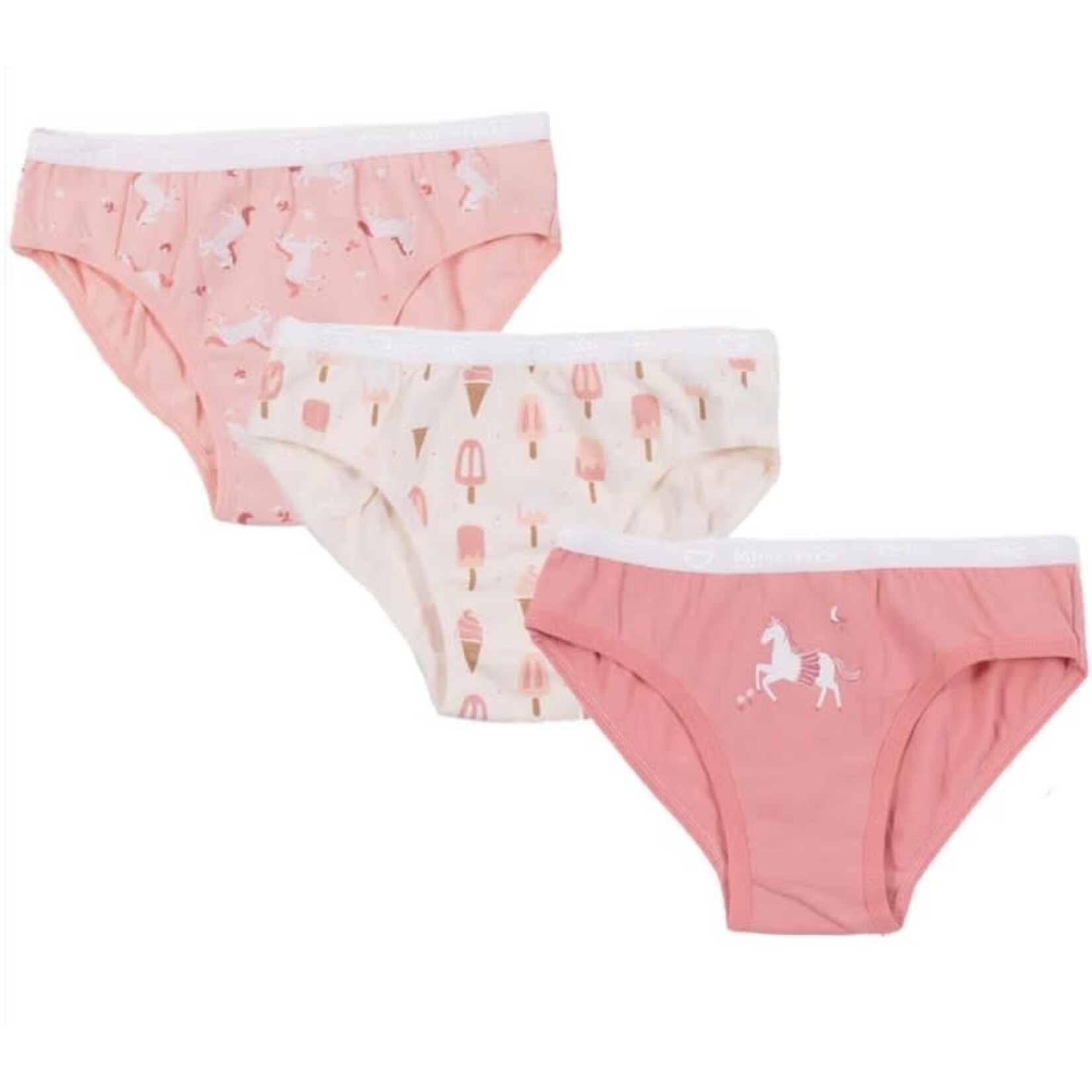 Nanö  NANÖ - Pack of 3 underwear 'Unicorn'- Pink - White