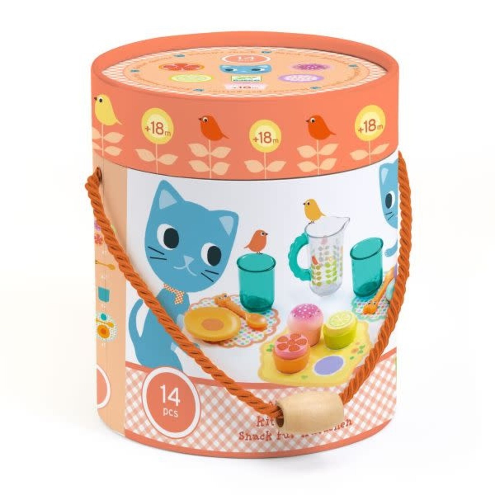 Djeco DJECO - Pretend dining game 'Kitten’s snack'