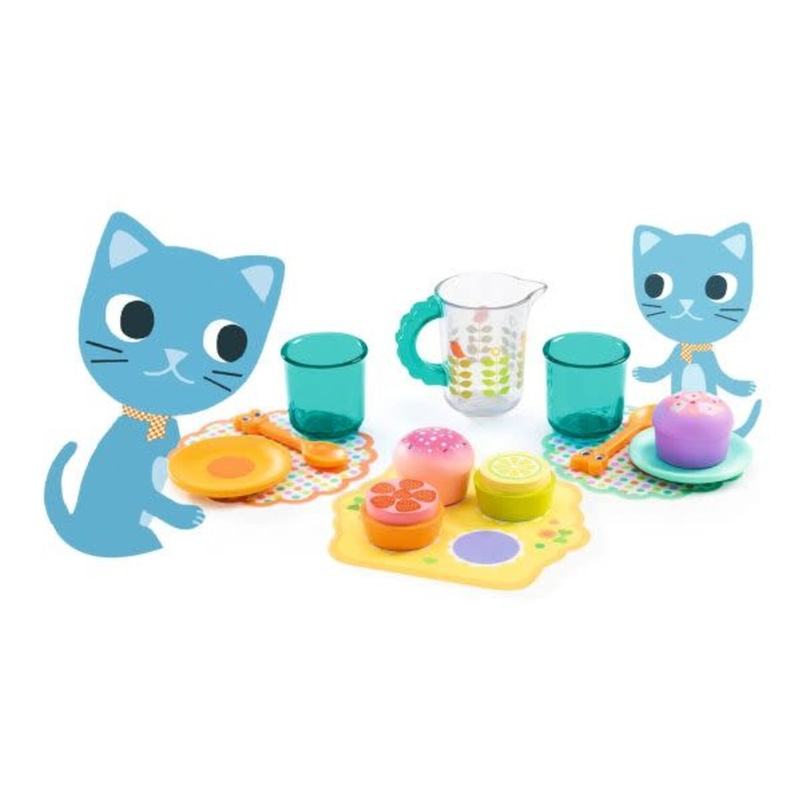 Djeco DJECO - Pretend dining game 'Kitten’s snack'