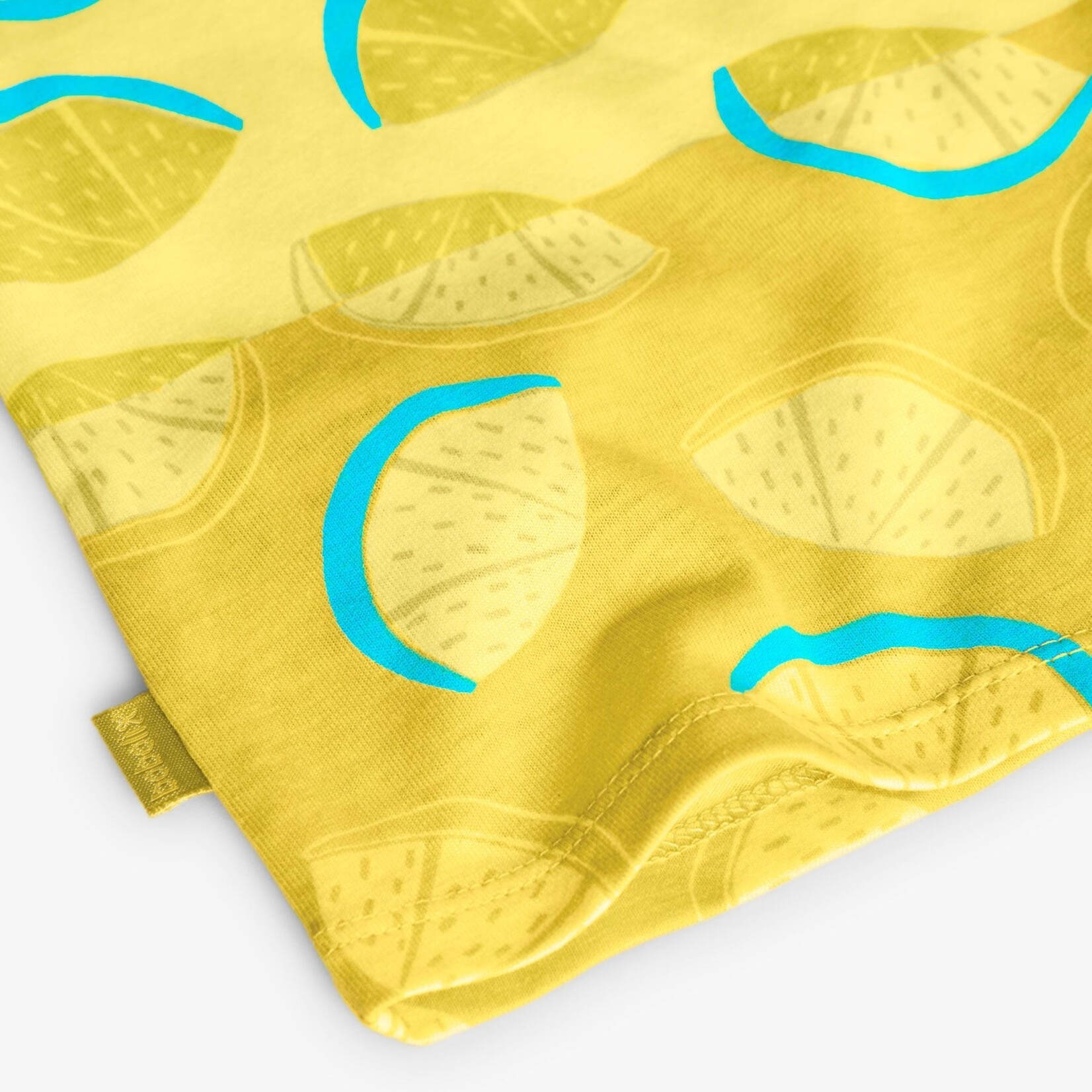 Boboli BOBOLI - T-shirt  jaune à manche courte avec motif d'agrumes imprimé