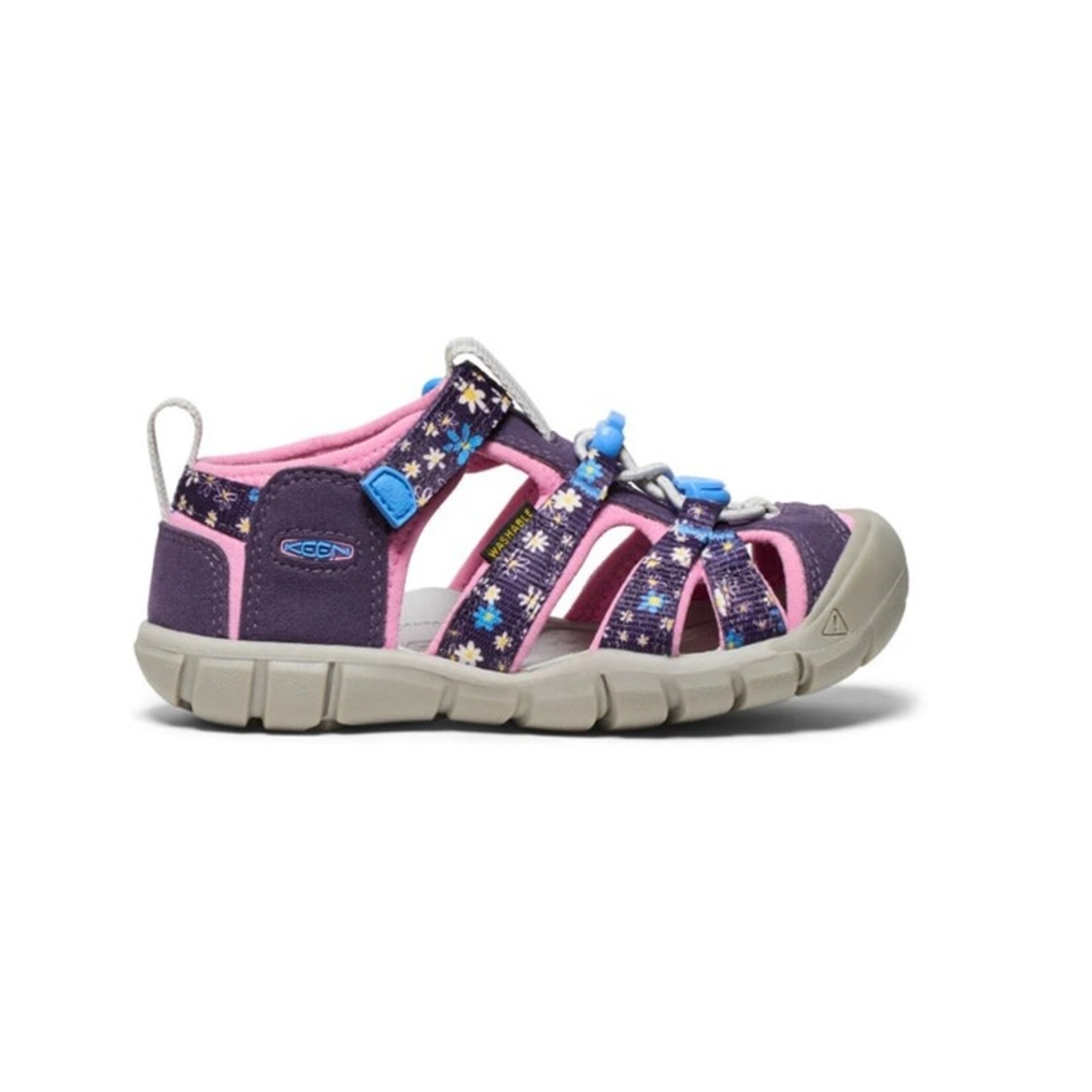 Keen KEEN - Sandales sport Seacamp mauve, rose, marguerites 'Daisies / Marina'