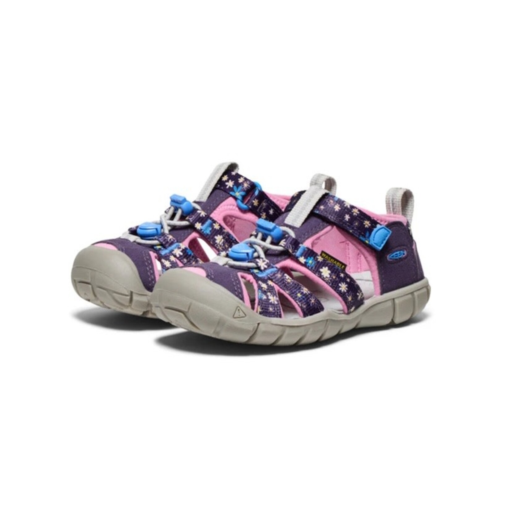 Keen KEEN - Sandales sport Seacamp mauve, rose, marguerites 'Daisies / Marina'