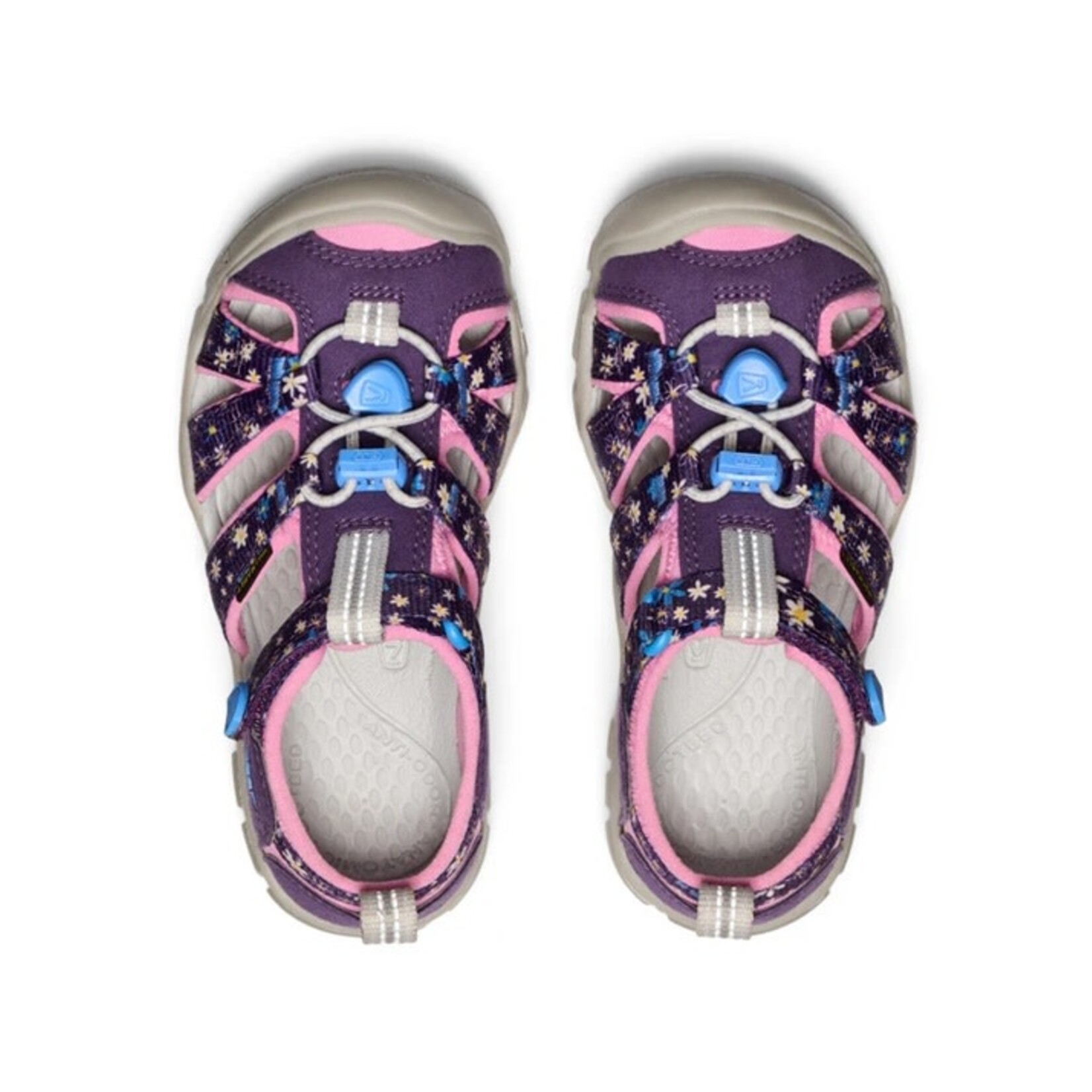 Keen KEEN - Sandales sport Seacamp mauve, rose, marguerites 'Daisies / Marina'