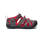 Keen KEEN - Sandales sport Seacamp gris et rouge  'Magnet / Red Carpet'