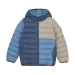 Color Kids COLOR KIDS -  lightweight quilted jacket for mid-season in blue and tan colorblock