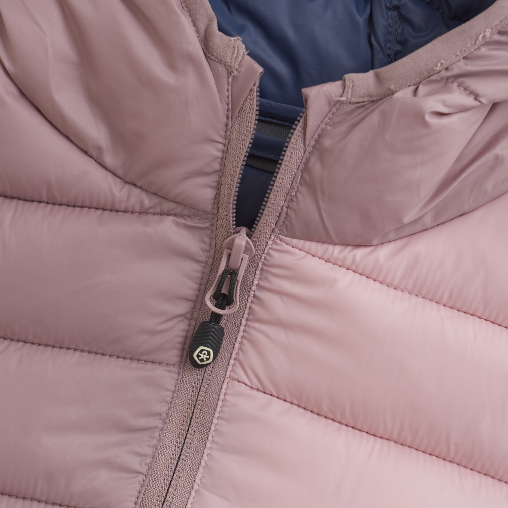Color Kids COLOR KIDS - lightweight quilted jacket for mid-season in blue and pink
