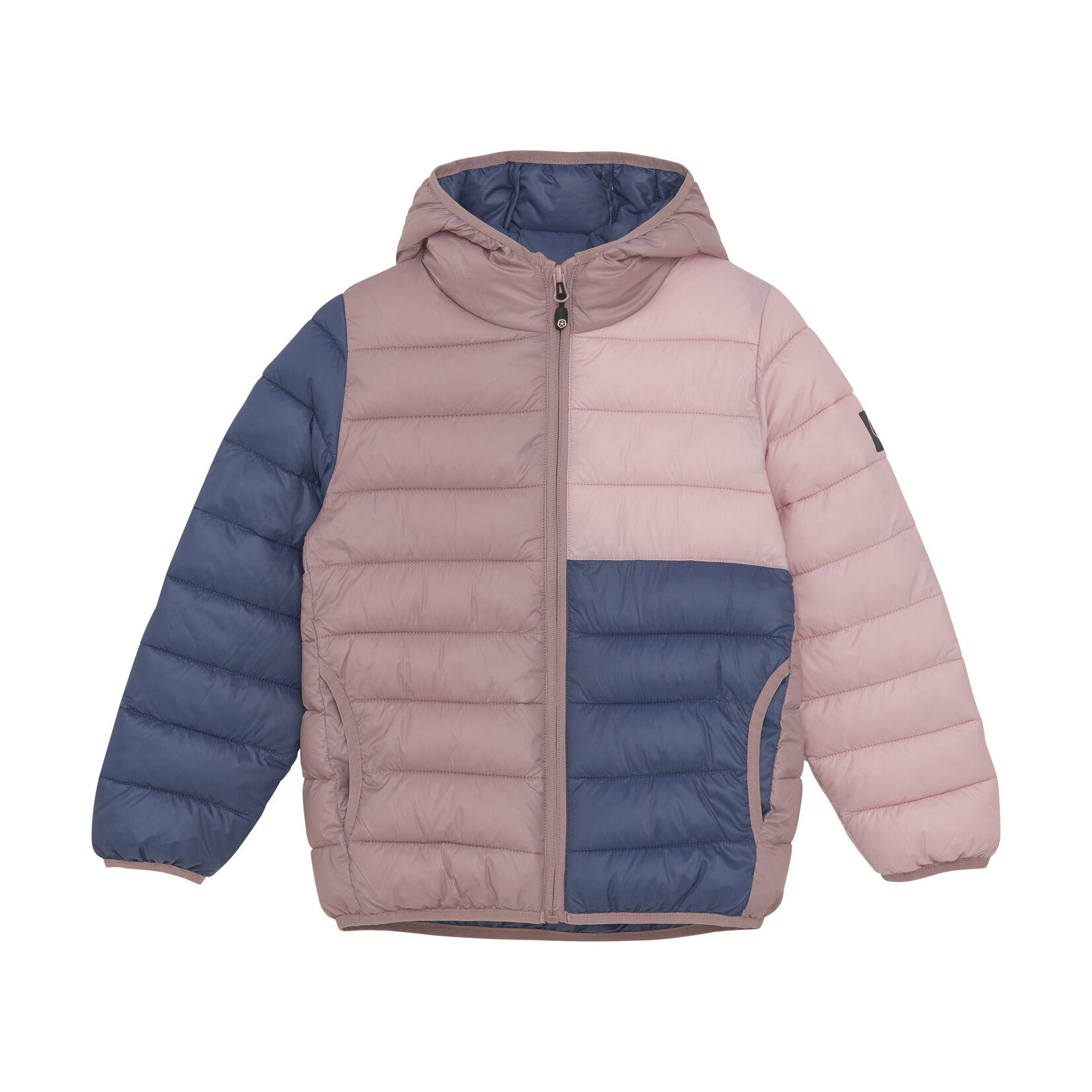 Color Kids COLOR KIDS - lightweight quilted jacket for mid-season in blue and pink