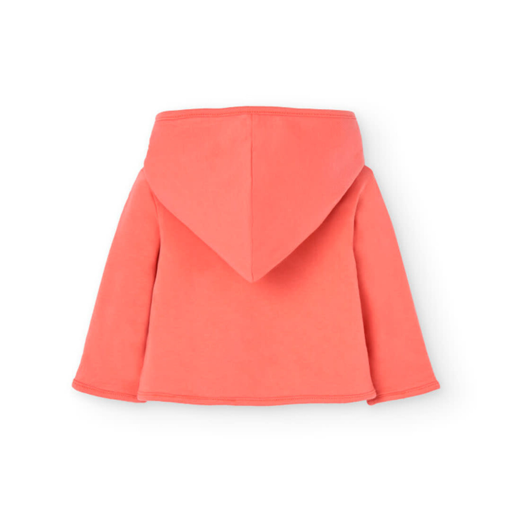 Boboli BOBOLI - Veste réversible orange vif et bleu marine à imprimé d'animaux marins