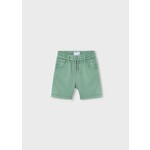Mayoral MAYORAL - Verdigris cotton twill shorts with drawstring