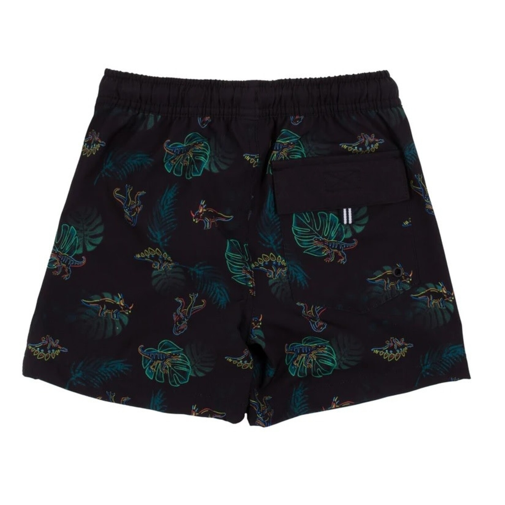 Nanö NANÖ - Black UV Swimsuit Trunks with Dinosaurs