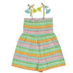 Mayoral Mayoral - Playsuit with multi-colored vertical lines