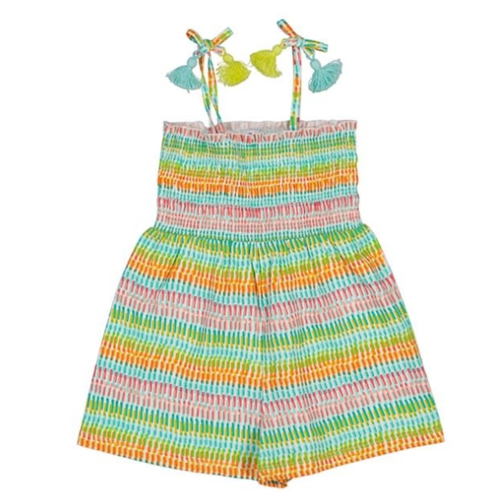 Mayoral Mayoral - Playsuit with multi-colored vertical lines
