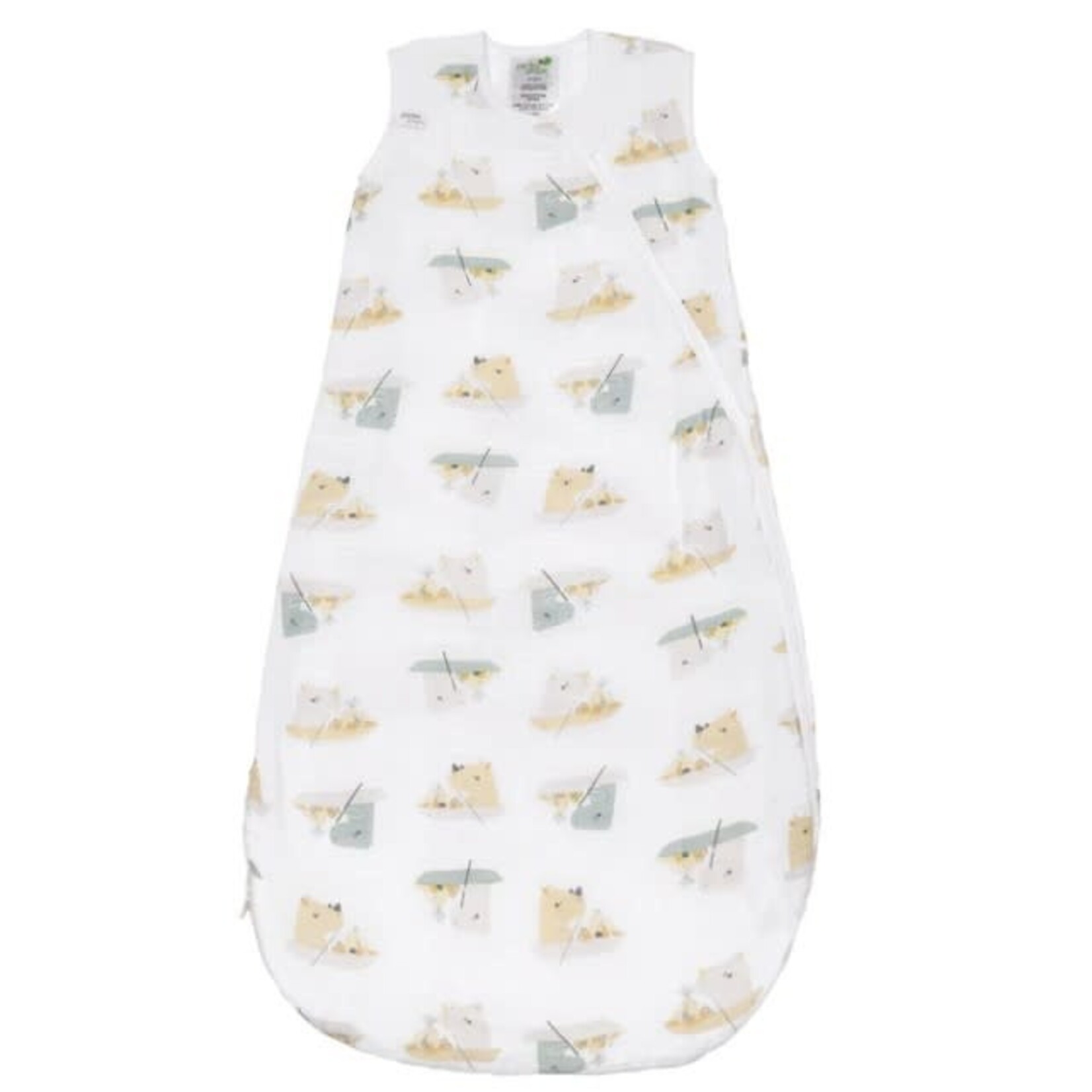 Perlimpinpin PERLIMPINPIN - Muslin cotton sleep bag - Rhino (0.7 togs)