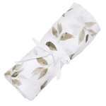 Perlimpinpin PERLIMPINPIN -  cotton muslin blanket 'Leaves'