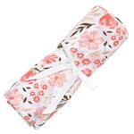 Perlimpinpin PERLIMPINPIN - Couverture de mousseline de coton 'Fleurs par Rachel Lyon'