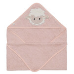 Perlimpinpin PERLIMPINPIN - Serviette de bain à capuchon rose 'Mouton'