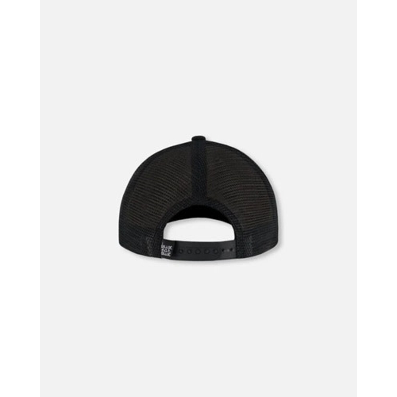 Deux par Deux DEUX PAR DEUX - Casquette noire imprimée jungle verte avec filet