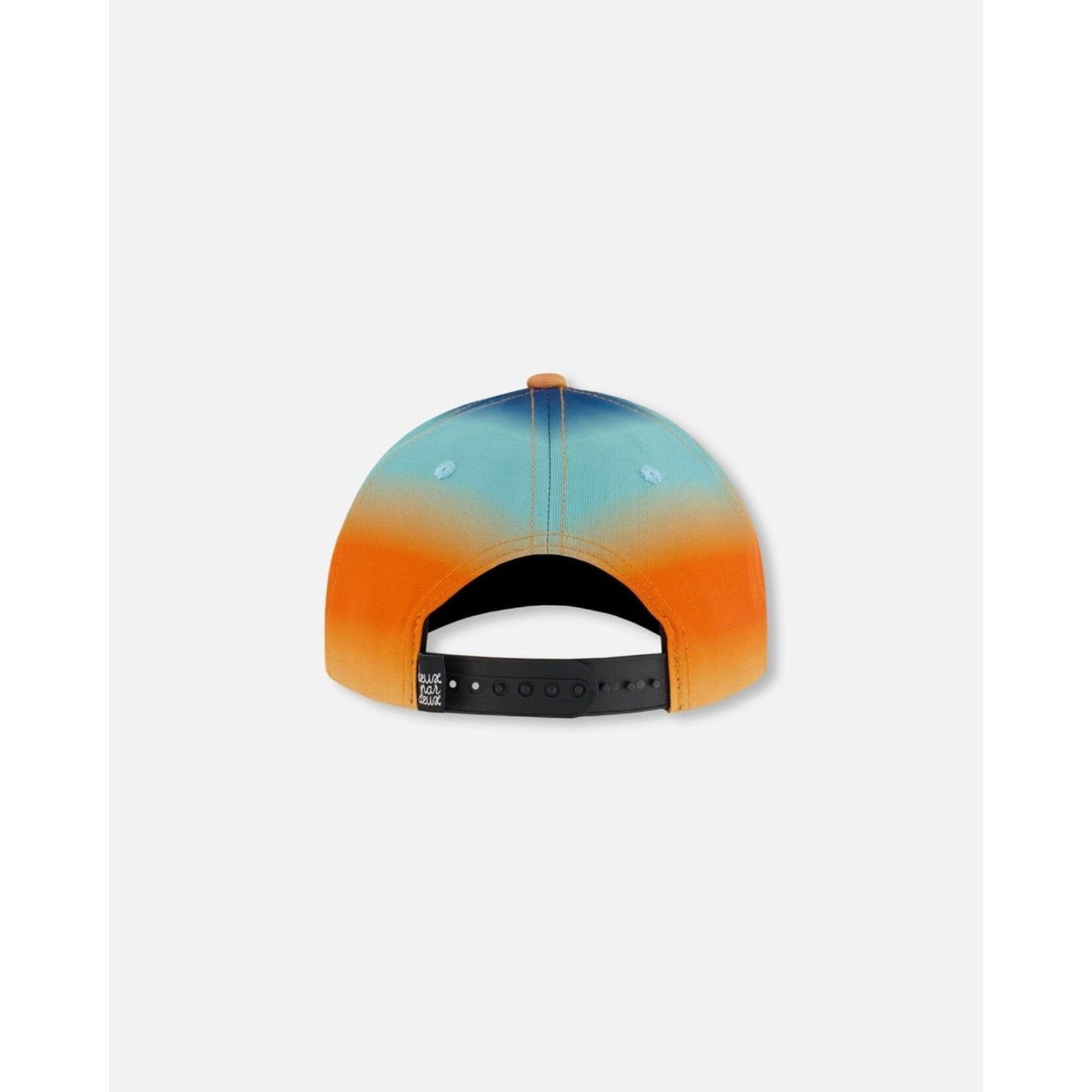 Deux par Deux DEUX PAR DEUX - Casquette avec dégradé bleu marine, turquoise et orange