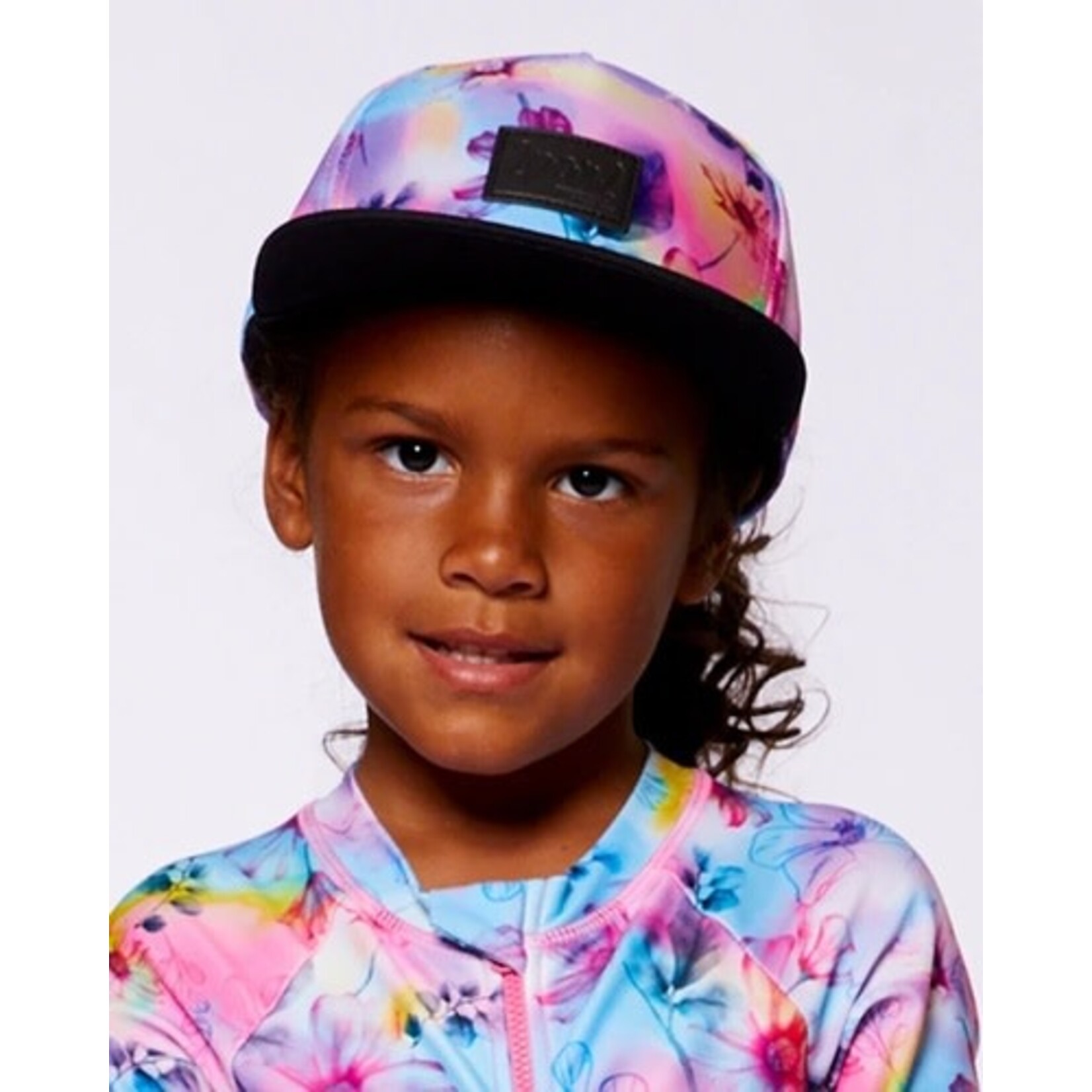 Deux par Deux DEUX PAR DEUX - Multicolored cap with floral pattern
