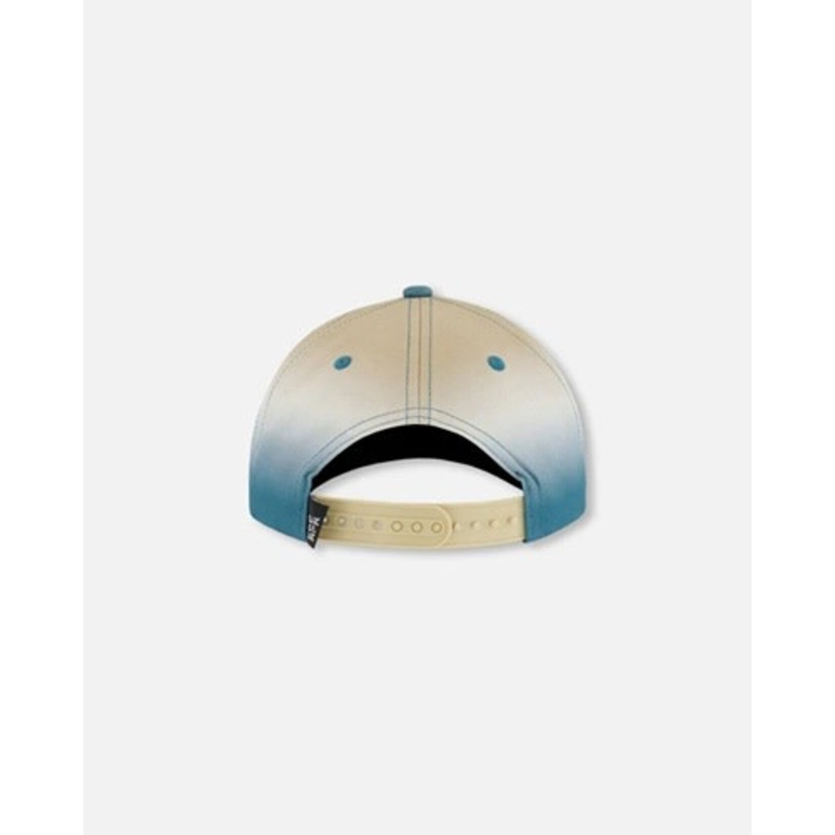 Deux par Deux DEUX PAR DEUX - Casquette avec dégradé gris bleuté et beige