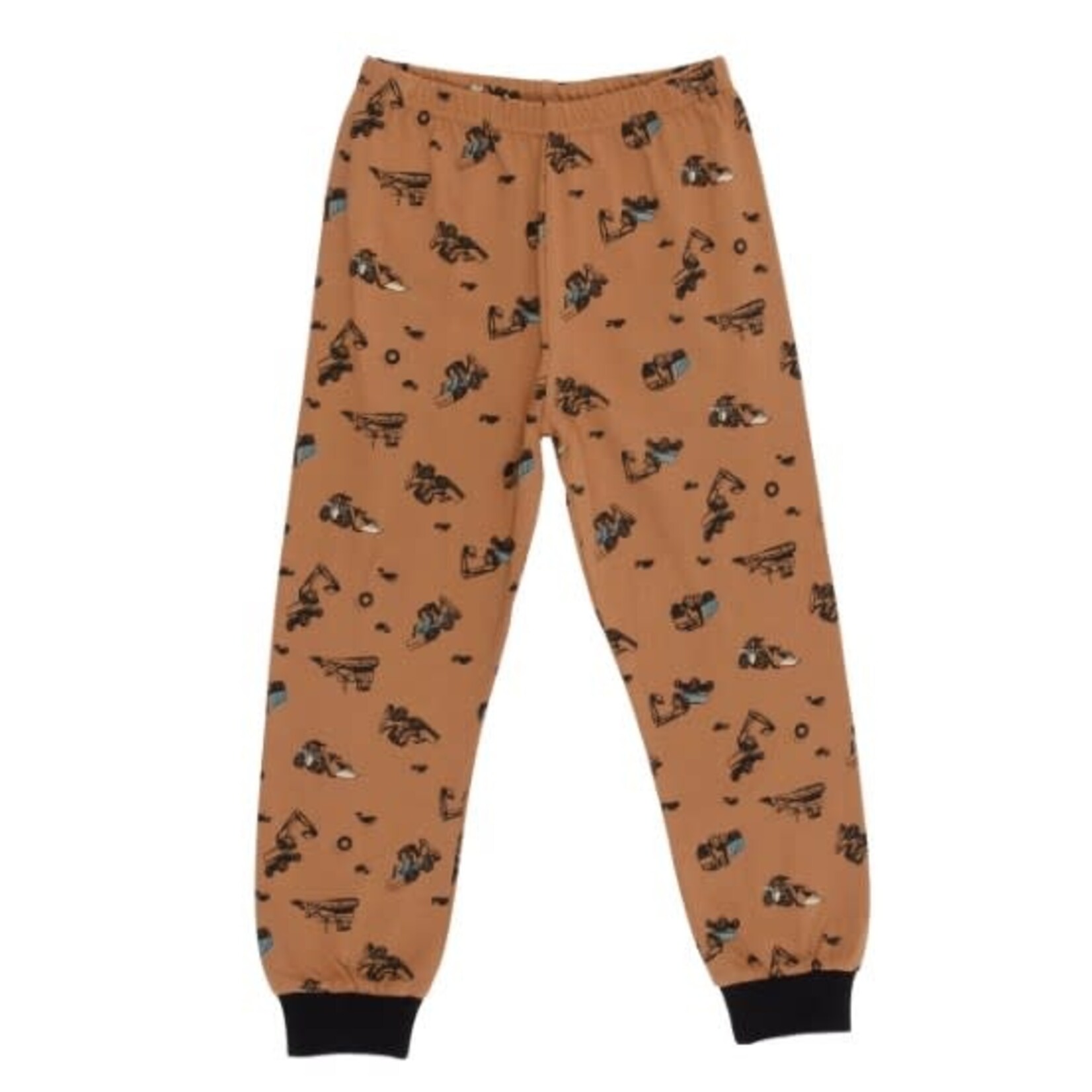 Nanö NANÖ - Three-piece beige and brown pyjamas 'Excavator'
