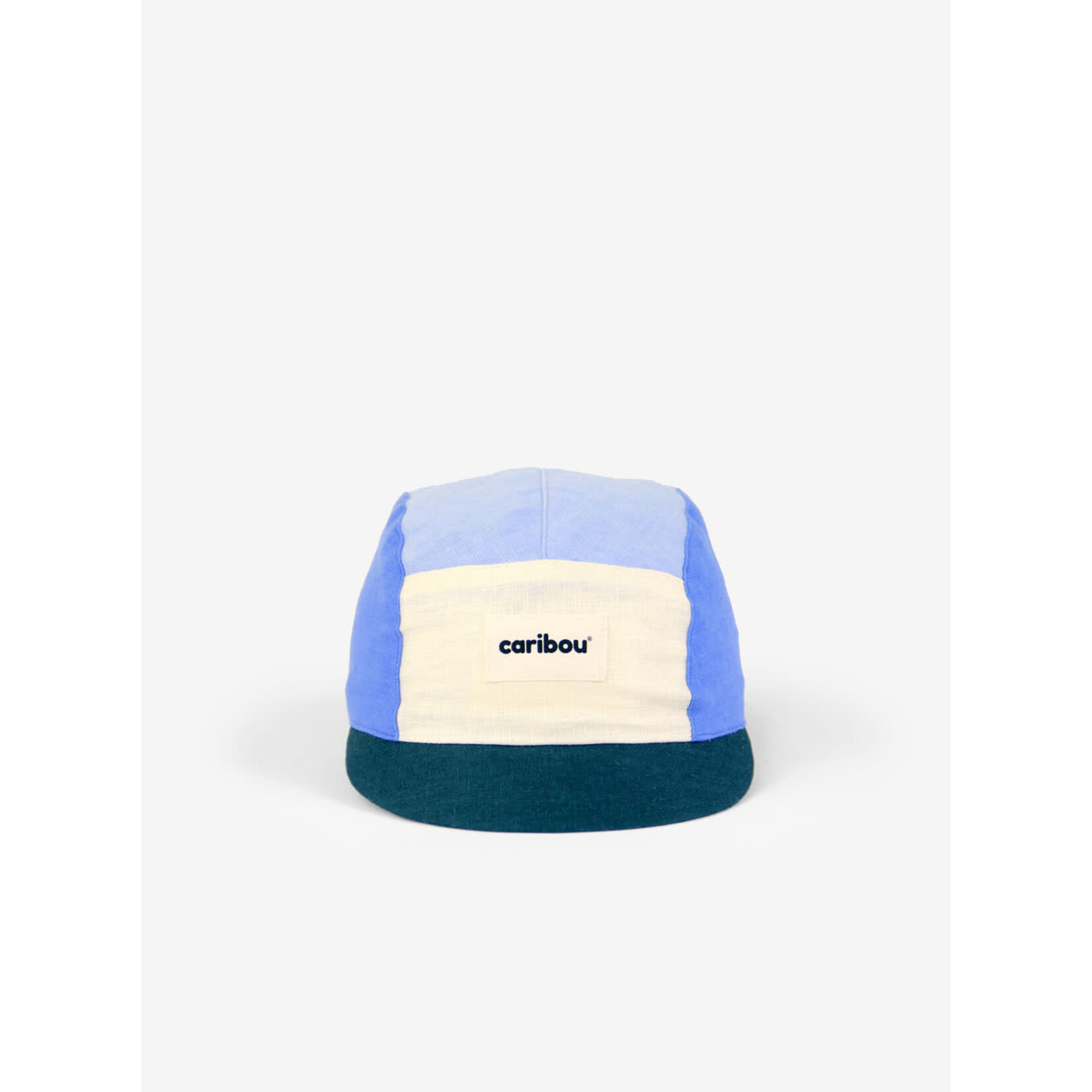 Caribou CARIBOU - Casquette souple en lin colourblock - Saltimbanque