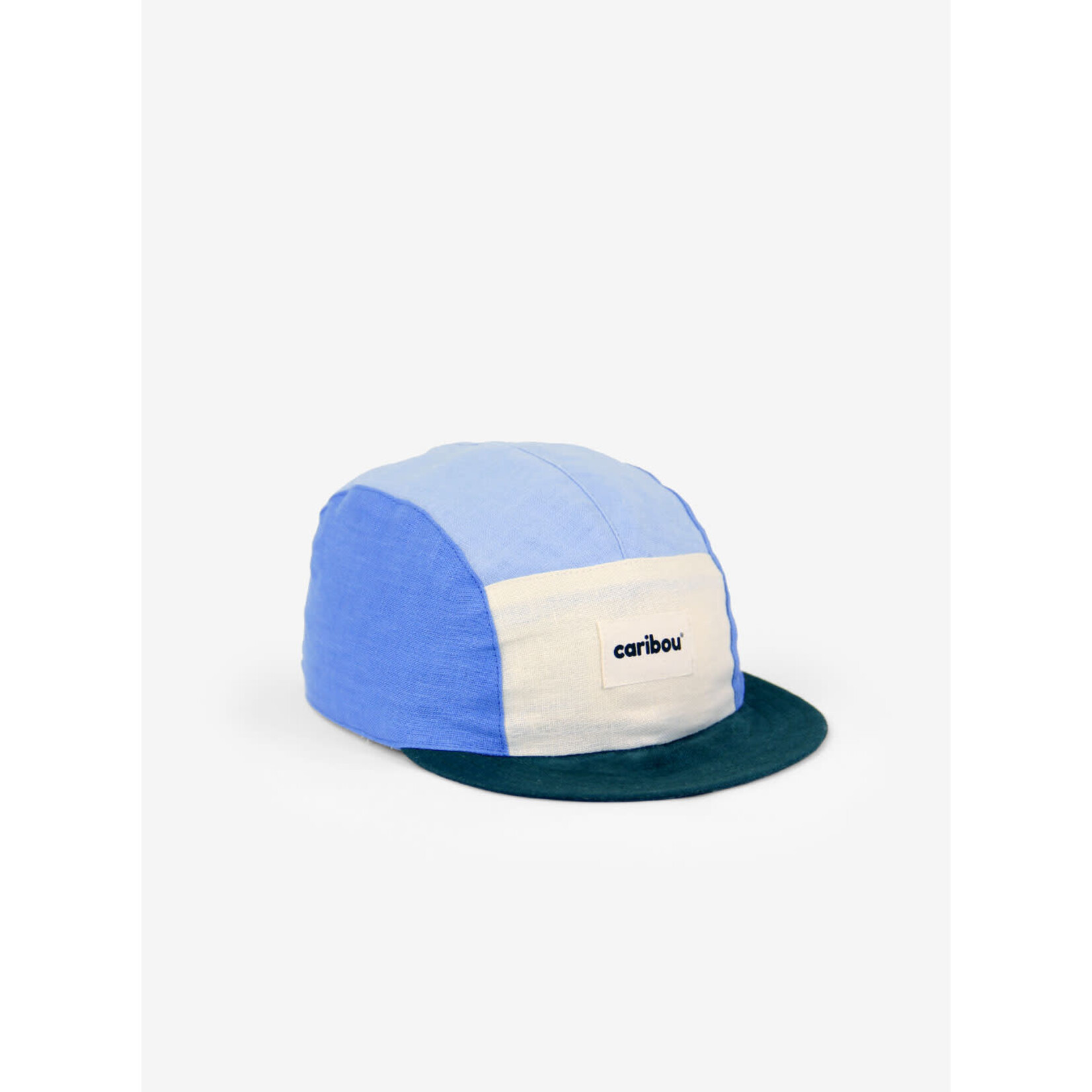 Caribou CARIBOU - Casquette souple en lin colourblock - Saltimbanque