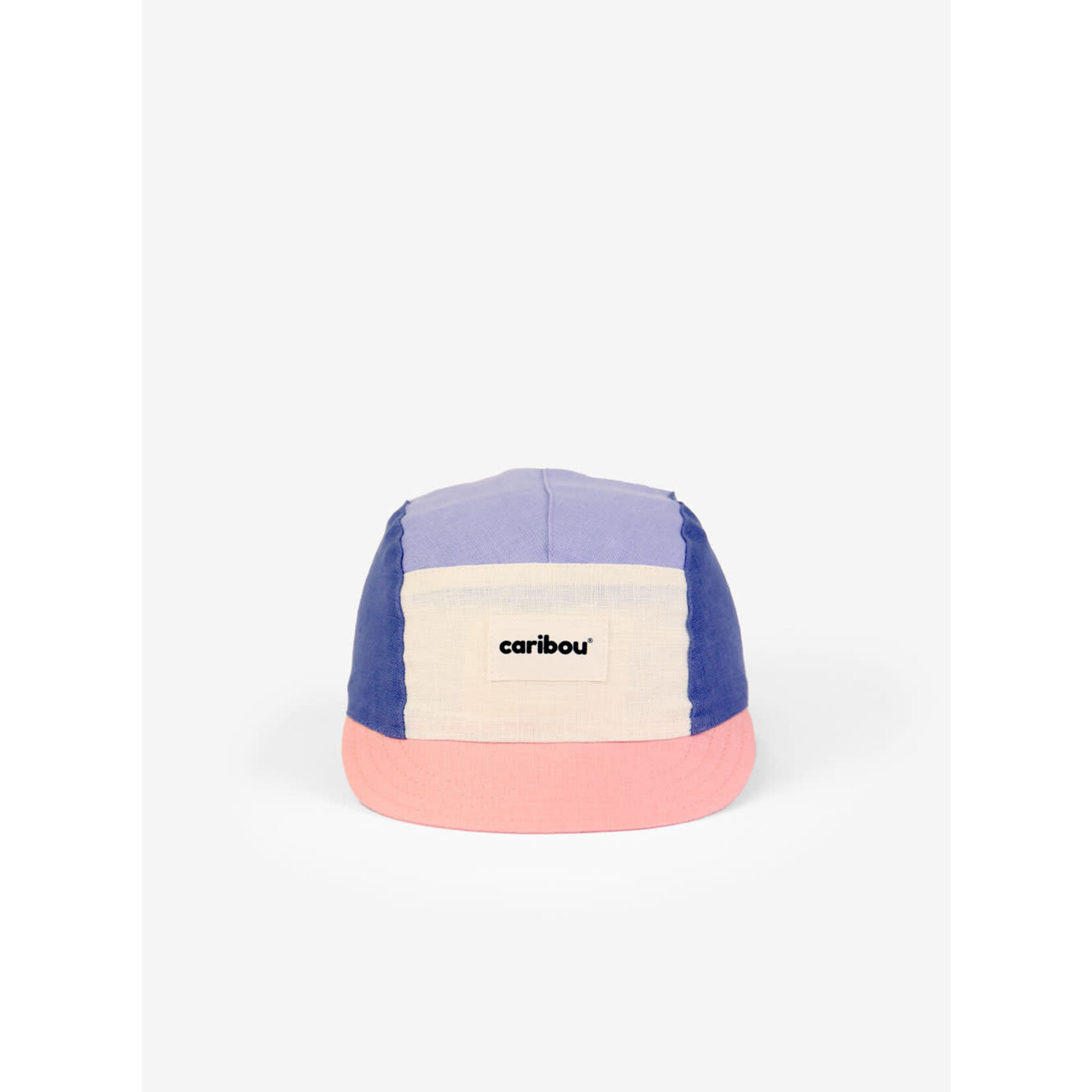 Caribou CARIBOU - Casquette souple en lin colourblock - Colombine