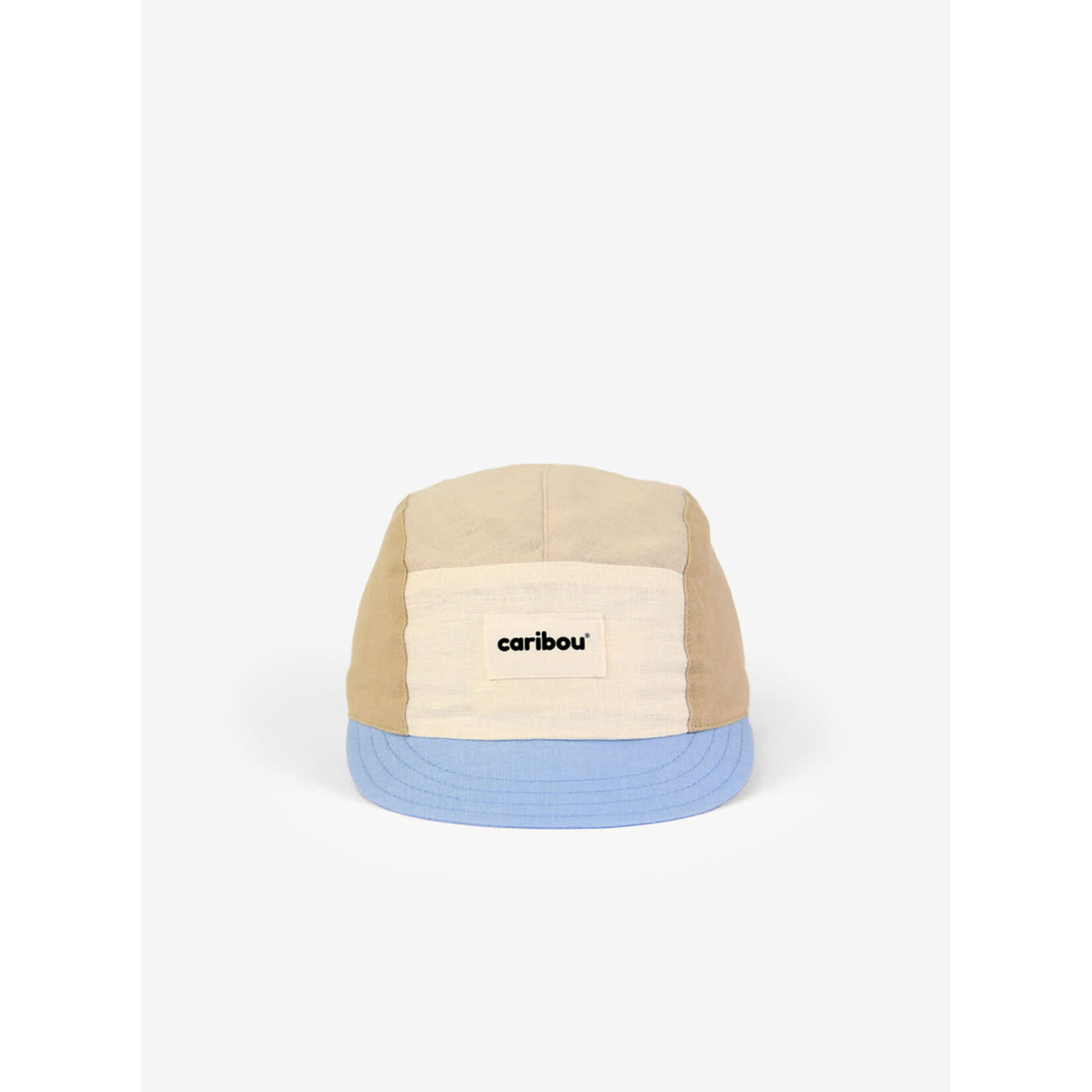 Caribou CARIBOU - Casquette souple en lin colourblock - Nomade